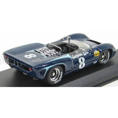 BEST MODEL LOLA T70 SPIDER N 8 WATKINS-GLEN 1966 J.GRANT - DARK BLUE 1/43