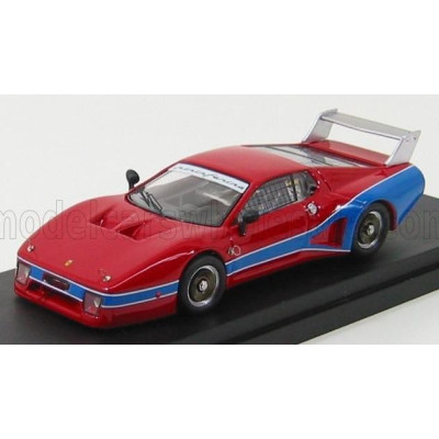 BEST MODEL FERRARI 512 BB SHILHOUETTE PROVA 1978 - RED BLUE 1/43