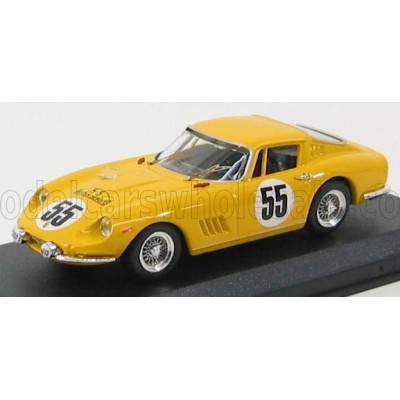 BEST MODEL FERRARI 275 GTB N 55 NURBURGRING 1966 BIANCHI - DE KEIM - YELLOW 1/43