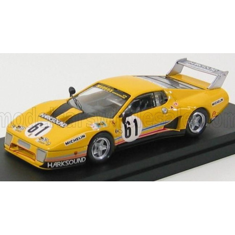 BEST MODEL FERRARI 512BB LM N 61 LE MANS 1980 BEAURLYS - FAURE - YELLOW 1/43