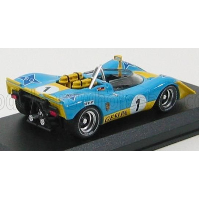 BEST MODEL PORSCHE 908/2 N 1 JARAMA 1970 ALEX-SOLER ROIG - BLUE YELLOW 1/43