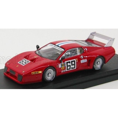 BEST MODEL FERRARI 512BB LM N 69 DAYTONA 1980 DIEVDONN - HENN - RED 1/43