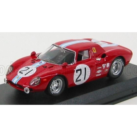 BEST MODEL FERRARI 250 LM N 21 DAYTONA 1970 CHINETTI - JR YOUNG - RED 1/43