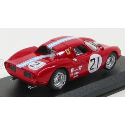 BEST MODEL FERRARI 250 LM N 21 DAYTONA 1970 CHINETTI - JR YOUNG - RED 1/43