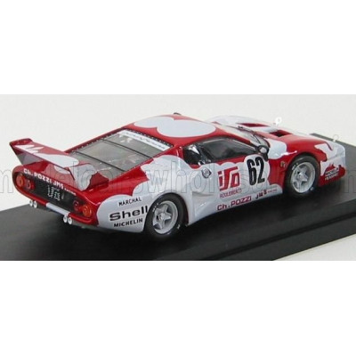 BEST MODEL FERRARI 512BB LM 4.9L TEAM JMS CHARLES POZZI 3M N 62 24h LE MANS 1979 J.C.ANDRUET - S.DINI - RED GREY 1/43