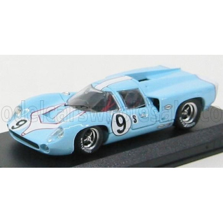 BEST MODEL LOLA T70 COUPE N 9 SEBRING 1968 PATRICK - JORDAN - LIGHT BLUE 1/43
