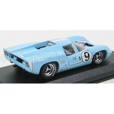 BEST MODEL LOLA T70 COUPE N 9 SEBRING 1968 PATRICK - JORDAN - LIGHT BLUE 1/43