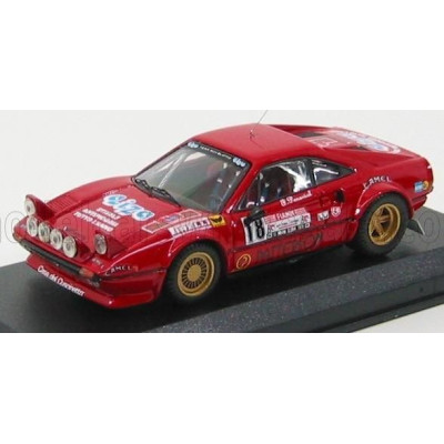 BEST MODEL FERRARI 308 GTB GR4 RALLY D'ELBA 1978 LIVIERO - PENARIOL - RED 1/43