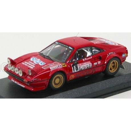 BEST MODEL FERRARI 308 GTB GR4 RALLY D'ELBA 1978 LIVIERO - PENARIOL - RED 1/43