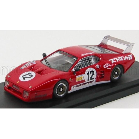 BEST MODEL FERRARI 512BB LM N 12 FUJI 1982 HENN - HENN - RED 1/43