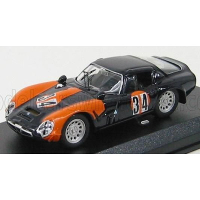 BEST MODEL ALFA ROMEO TZ2 N 34 MISANO 1973 O.VOLONTIERO - DARK BLUE ORANGE 1/43
