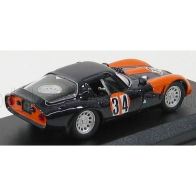 BEST MODEL ALFA ROMEO TZ2 N 34 MISANO 1973 O.VOLONTIERO - DARK BLUE ORANGE 1/43