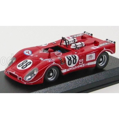 BEST MODEL PORSCHE FLUNDER N 88 FUJI 1971 KAZATO - RED 1/43