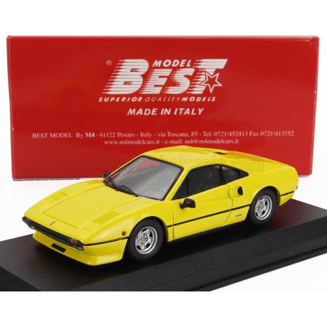BEST MODEL FERRARI 308 GTB 1976 - YELLOW 1/43