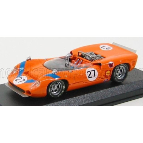 BEST MODEL LOLA T70 SPIDER N 27 FUJI 1968 T.SAKAI - ORANGE 1/43