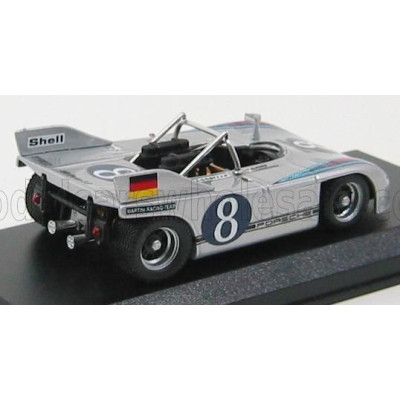 BEST MODEL PORSCHE 908/3 N8 TARGA FLORIO 1971 - SILVER 1/43