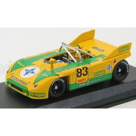 BEST MODEL PORSCHE 908/3 N 83 CAMPIONATO EUROPEO MONTAGNA 1973 J.FERNANDEZ - YELLOW GREEN 1/43