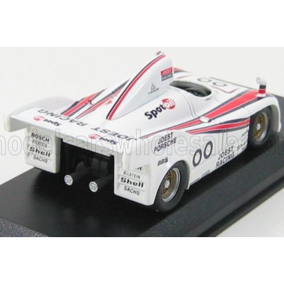 BEST MODEL PORSCHE 908/4 N 00 MOST 1981 V.MERL - WHITE RED 1/43