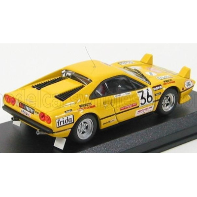 BEST MODEL FERRARI 308 GTB GR.2 N 36 RALLY MONZA 1983 FACETTI - ARTIOLI - YELLOW 1/43