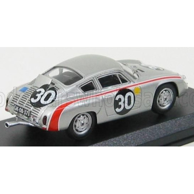 BEST MODEL PORSCHE 695GS ABARTH N 30 24h LE MANS 1962 B.PON - DE BEAUFORT - SILVER 1/43