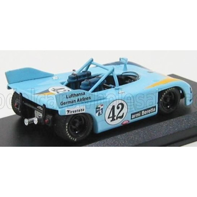 BEST MODEL PORSCHE 908/3 N 42 WATKINS GLEN 1972 JOEST - CASONI - LIGHT BLUE YELLOW 1/43