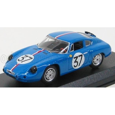 BEST MODEL PORSCHE 1600GS ABARTH N 37 24h LE MANS 1961 BUCHET - MONNERET - BLUE 1/43