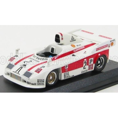 BEST MODEL PORSCHE 908/4 N 2 KYALAMI 1981 BRUNN - BARTH - MARTIN - WHITE RED 1/43