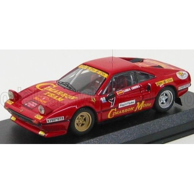 BEST MODEL FERRARI 308GTB N 9 RALLY CATALUNYA 1985 C.CABA - RED 1/43