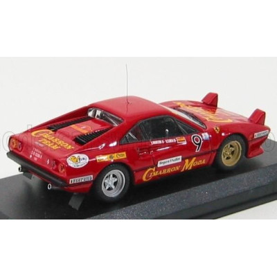 BEST MODEL FERRARI 308GTB N 9 RALLY CATALUNYA 1985 C.CABA - RED 1/43