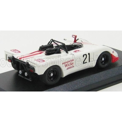 BEST MODEL PORSCHE 908 FLUNDER N 21 MONZA 1971 BRAMBILLA - MATI - WIKY - WHITE 1/43