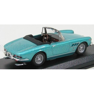 BEST MODEL FERRARI 330GT SPIDER 1966 - LIGHT BLUE GREEN MET 1/43