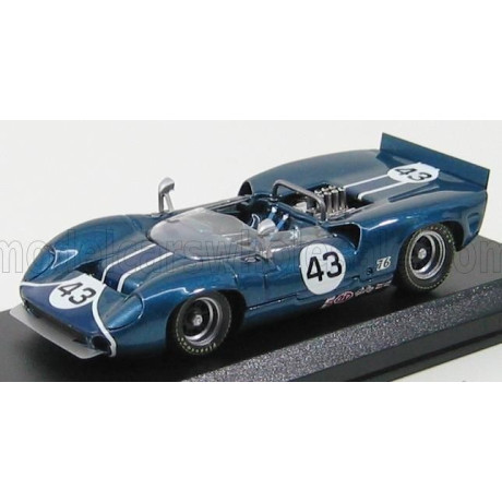 BEST MODEL LOLA T70 SPIDER N 43 RIVERSIDE 1966 J.STEWART - BLUE MET 1/43