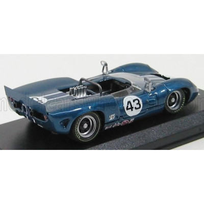 BEST MODEL LOLA T70 SPIDER N 43 RIVERSIDE 1966 J.STEWART - BLUE MET 1/43
