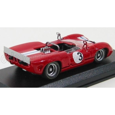 BEST MODEL LOLA T70 SPIDER N 3 BRIGDGEHAMPTON 1968 G.RALPH - RED 1/43