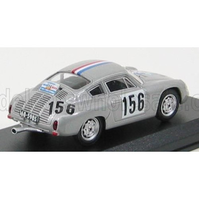 BEST MODEL PORSCHE 1600GS ABARTH N 156 TOUR DE FRANCE 1961 R.BOUCHET - SILVER 1/43