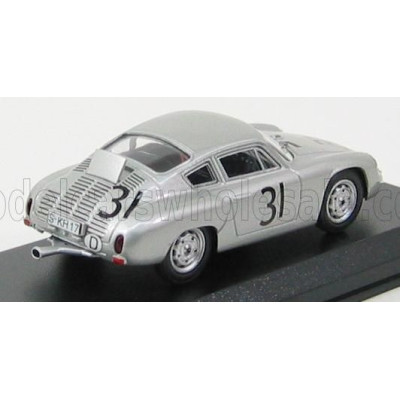 BEST MODEL PORSCHE 1600GS ABARTH N 31 NURBURGRING 1960 GREGER - LINGE - SILVER 1/43