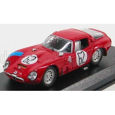 BEST MODEL ALFA ROMEO TZ2 N 62 SEBRING 1966 BIANCHI - CONSTEN - RED 1/43