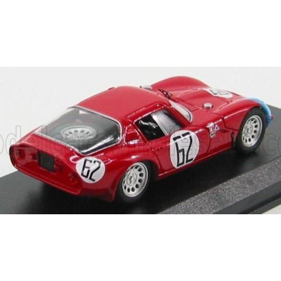 BEST MODEL ALFA ROMEO TZ2 N 62 SEBRING 1966 BIANCHI - CONSTEN - RED 1/43