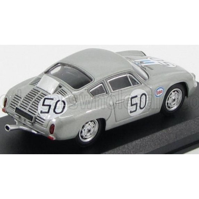 BEST MODEL PORSCHE 1600GS CARRERA ABARTH N 50 AUDUSTA GT RACE 1964 C.CASSEL - SILVER 1/43