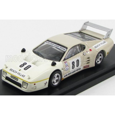 BEST MODEL FERRARI 512BB N 80 SILVERSTONE 1982 PHILLIPS - EARLE - JONES - CREAM 1/43