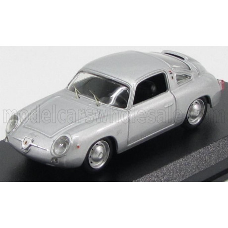 BEST MODEL FIAT ABARTH 750 ZAGATO COUPE PROVA 1958 - SILVER 1/43