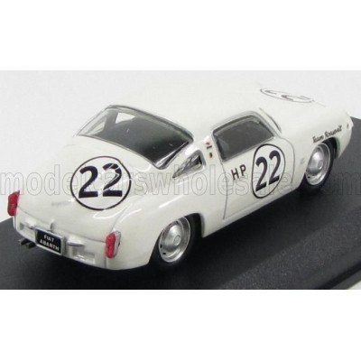 BEST MODEL FIAT ABARTH 750 ZAGATO COUPE N 22 SEBRING 1960 RICHARDS - CALLANAN - WHITE 1/43