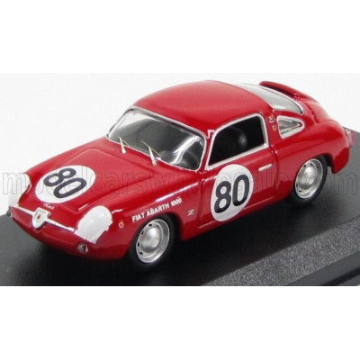BEST MODEL FIAT ABARTH 1000 COUPE ZAGATO N 80 WINNER SEBRING 1961 GLERTZ - LIESS - RED 1/43