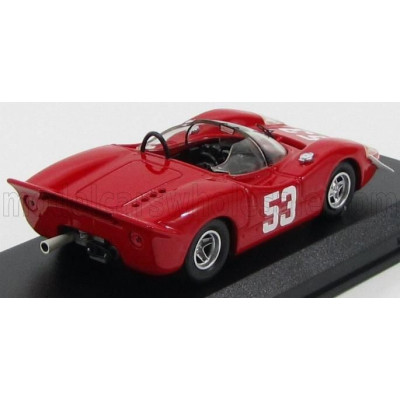 BEST MODEL FIAT ABARTH 2000 N 53 WINNER IMOLA 1969 ORTNER - V.LENNEP - RED 1/43