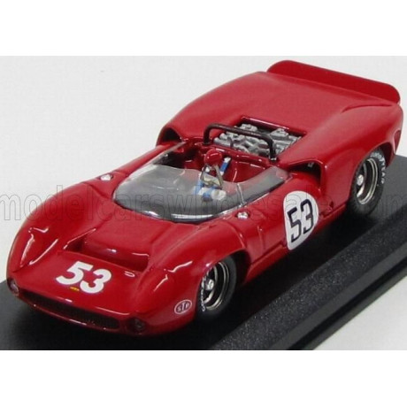 BEST MODEL LOLA T70 SPIDER N 53 LAGUNA SECA 1966 H.DIBLEY - RED 1/43