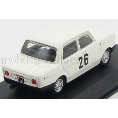 BEST MODEL SIMCA ABARTH N 26 WINNER RALLY COLLI DI PISTOIA 1967 L.POZZO - WHITE RED 1/43