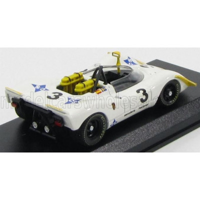 BEST MODEL PORSCHE 908/2 N 3 JARAMA 1970 WISELL - BAGRATION - WHITE YELLOW 1/43