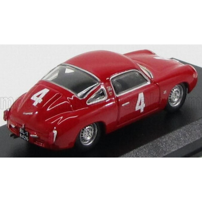 BEST MODEL FIAT ABARTH 750 N 4 WINNER GP MONZA 1963 G.CAPRA - RED 1/43