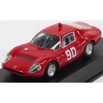 BEST MODEL ABARTH OT1300 MUGELLO N 90 MUGELLO 1967 NESTI - HEZEMANS - FURTMAYR - RED 1/43