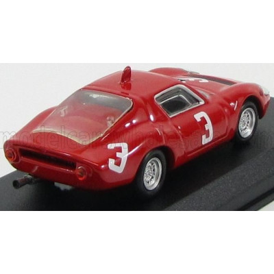 BEST MODEL ABARTH OT1300 COUPE N 3 WINNER HOCKENHEIM 1967 T.HEZEMANS - RED 1/43